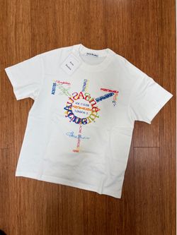 Acne studios multicolored graphic