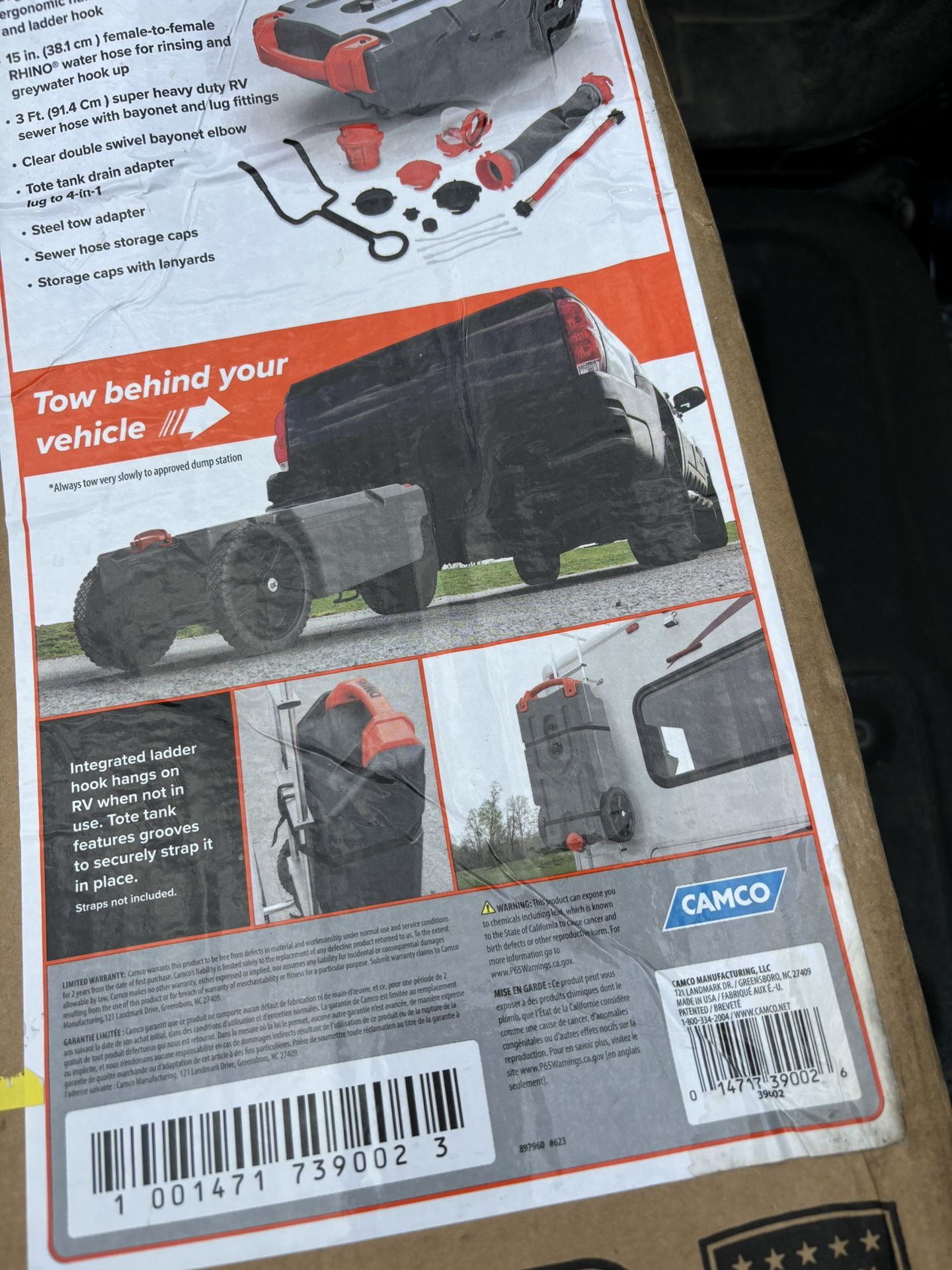 Camco Rhino Waste Tank