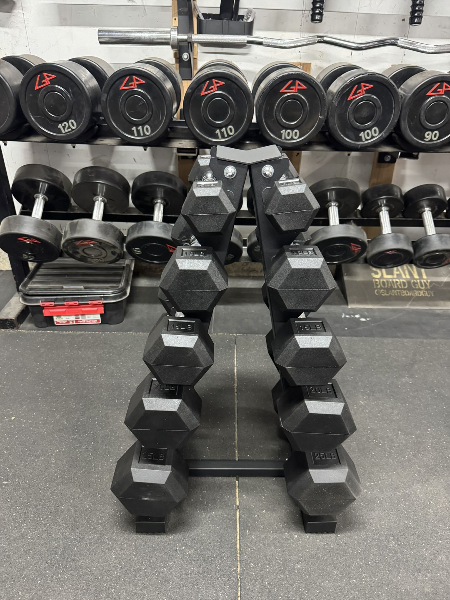 Brand New 5-25 Dumbbell Set 150lb Total