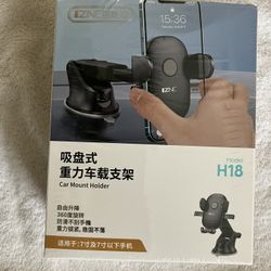 Suction cup car mount holder