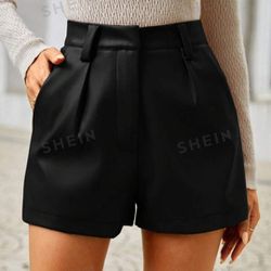 NEW FAUX LEATHER SHORTS