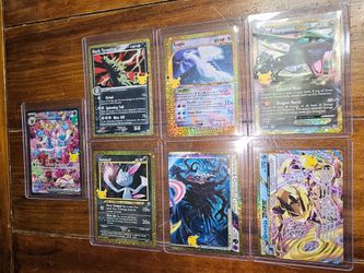 Pokemon 30th CELEBRATION Anniversary GOLD SIR Cards TCG Trading Card Game