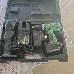 Hitachi Koki 14 Drill And Flashlight Combo.