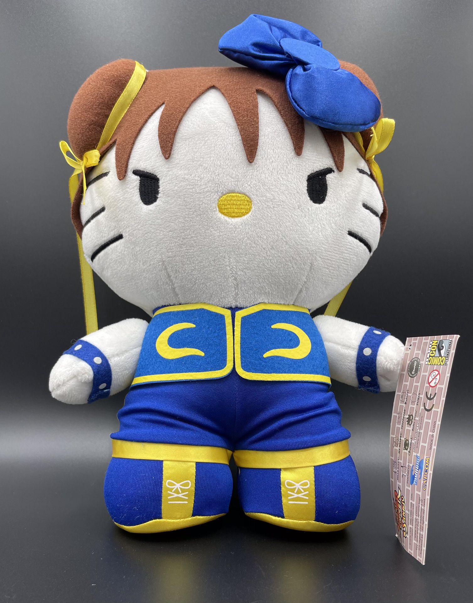 Street Fighter X Sanrio Chun Li Plush Figure - 11” Comic-con 2012 Capcom Exclusive - New With Tags