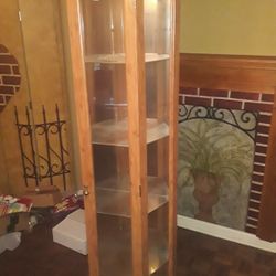 Lighted Glass Display Case