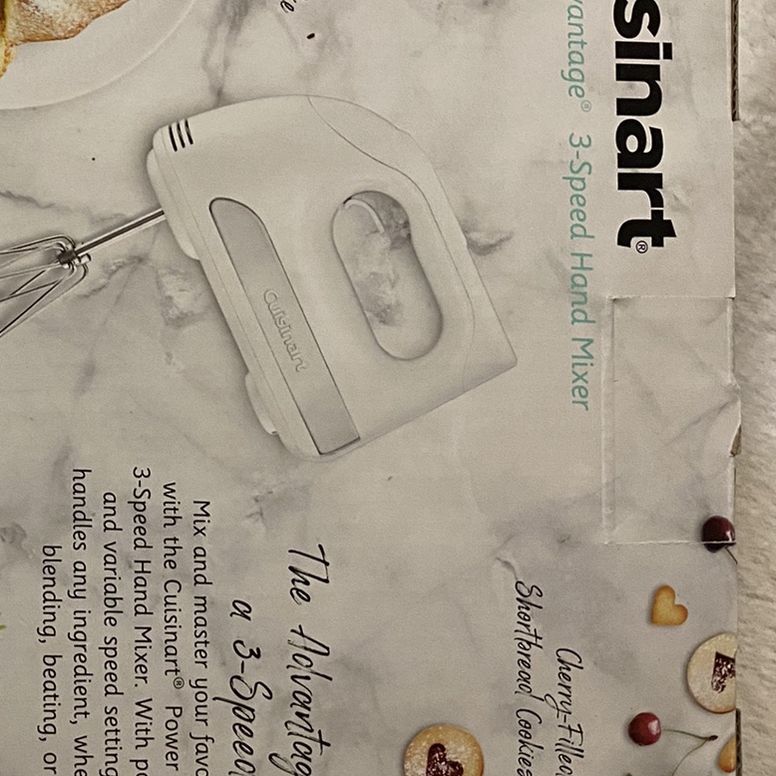 CUISINART SMART POWER COUNTUP 9 SPEED ELECTRONIC HAND MIXER HTM-9LT TIMER  TRACKS MIXING TIME AUTOMATICALLY for Sale in Orlando, FL - OfferUp