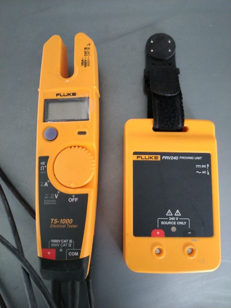 Fluke T5-1000 Electrical Tester And A PRV 240 Proving Unit