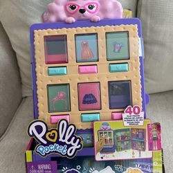 Polly Pocket Dolls & Vending Machine Playset