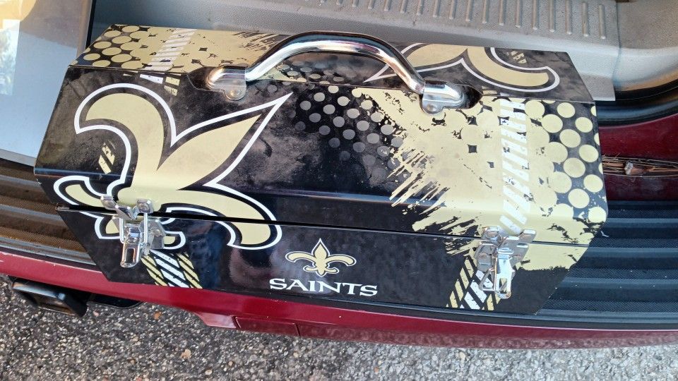 Saints Metallic Toolbox