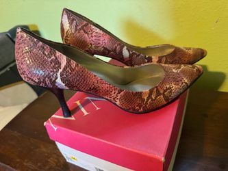 Snakeskin heels