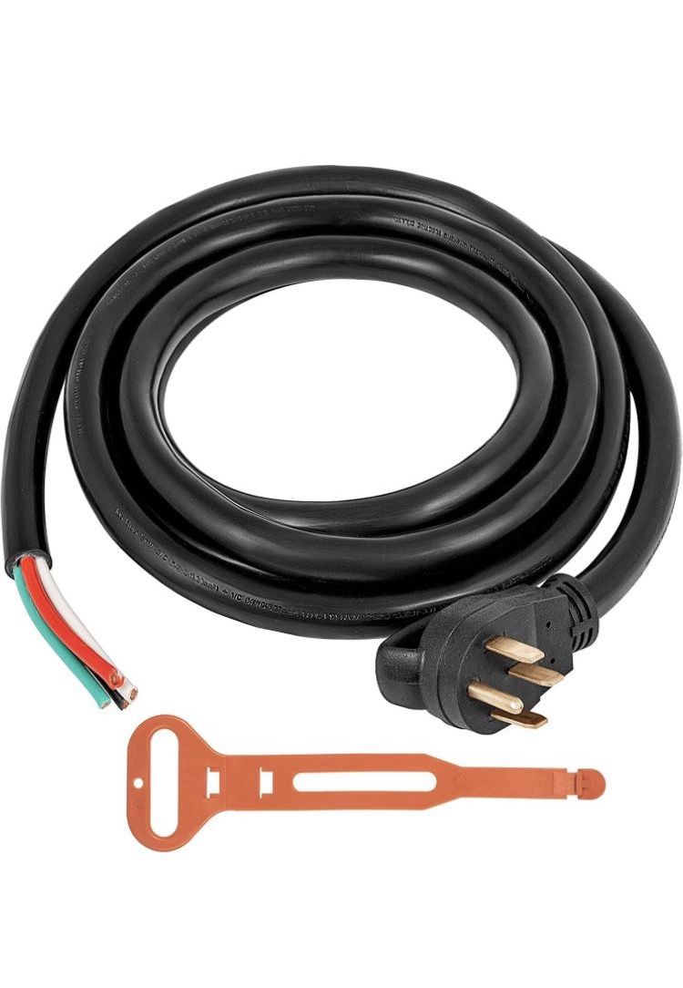 50Ft 50Amp Generator Extension Cord 6 Gauge STW 6/3+8/1 Generator Cord UL Listed Generator Power Cord N14-50P to Bare Wire Cut Wire Cord Exten