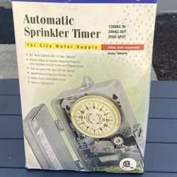 Automatic Sprinkler Timer