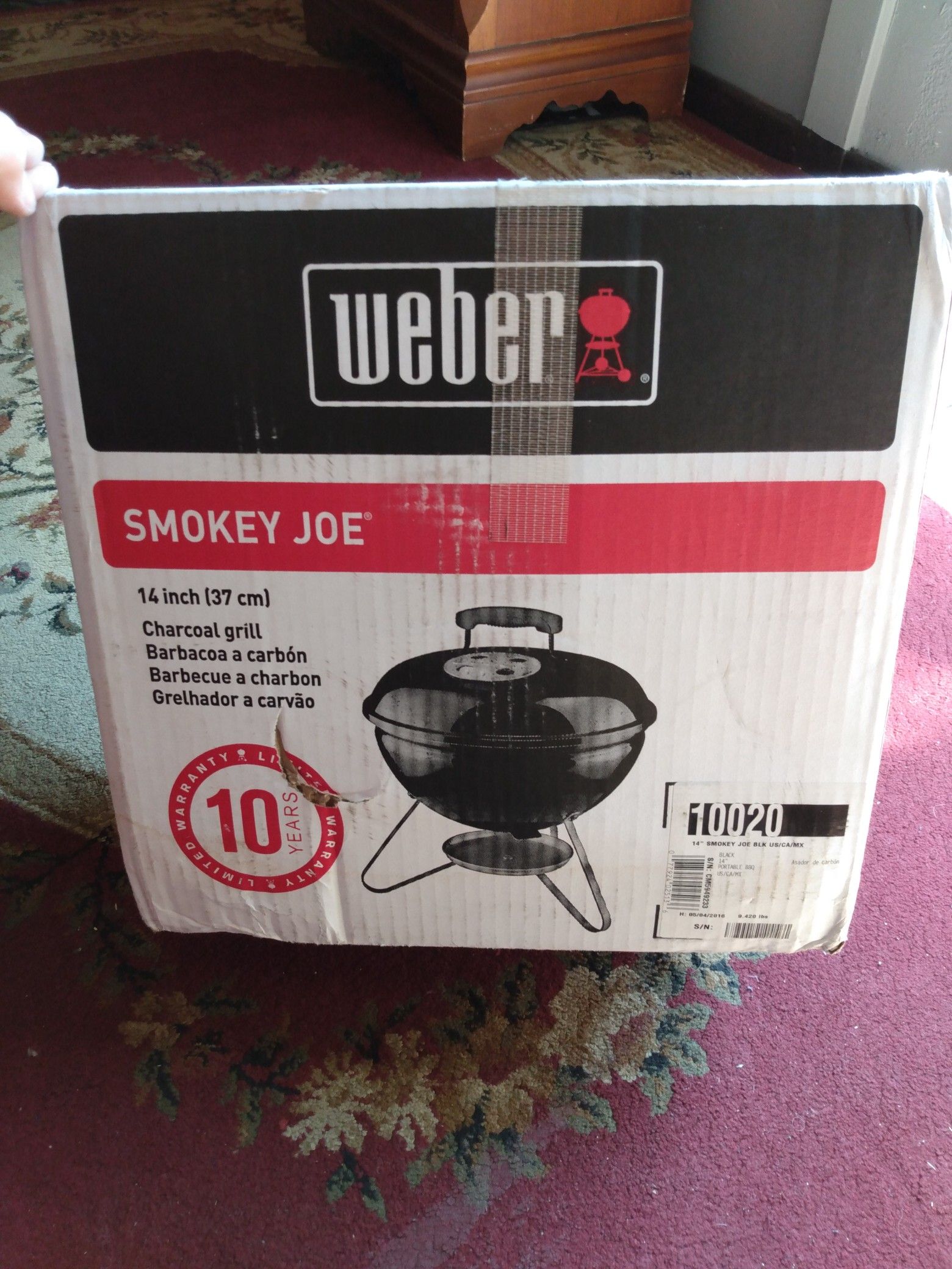 Weber Smokey Joe charcoal grill