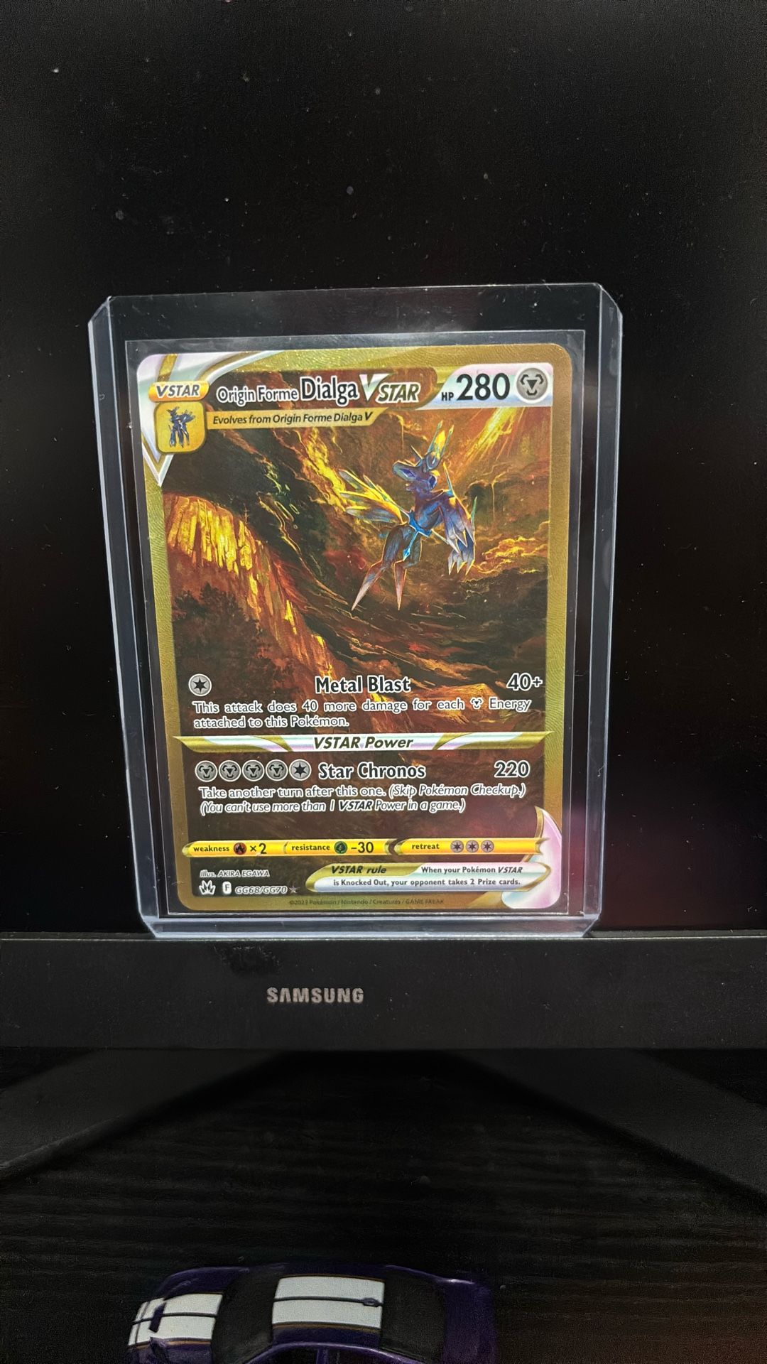 Origin Forme Dialga VSTAR Pokemon Card