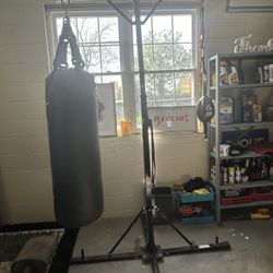 Punching bag almost new