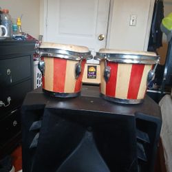Timbales Chicos De 10" Y 8" Pulgadas Para Percusion