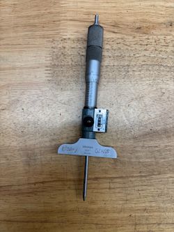 Mitutoyo Depth Micrometer 229-127 machinist tool haas cnc