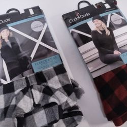 2-pack Womens Fleece Size Small Long Sleeve Crew And Full Zip Vest Cuddl Duds 32584 I3-6