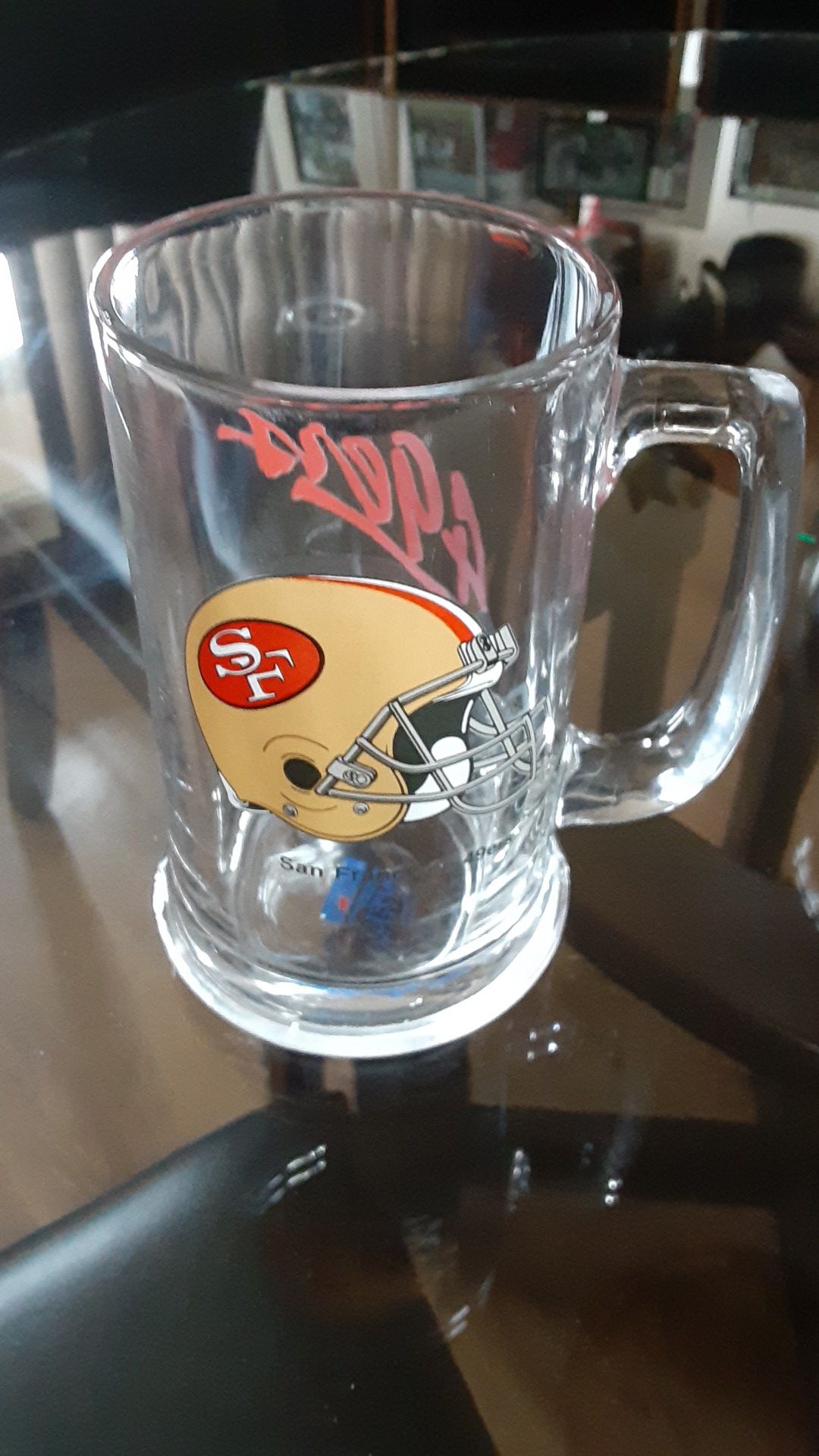 1980 NFL San Francisco 49ers Glass Mug