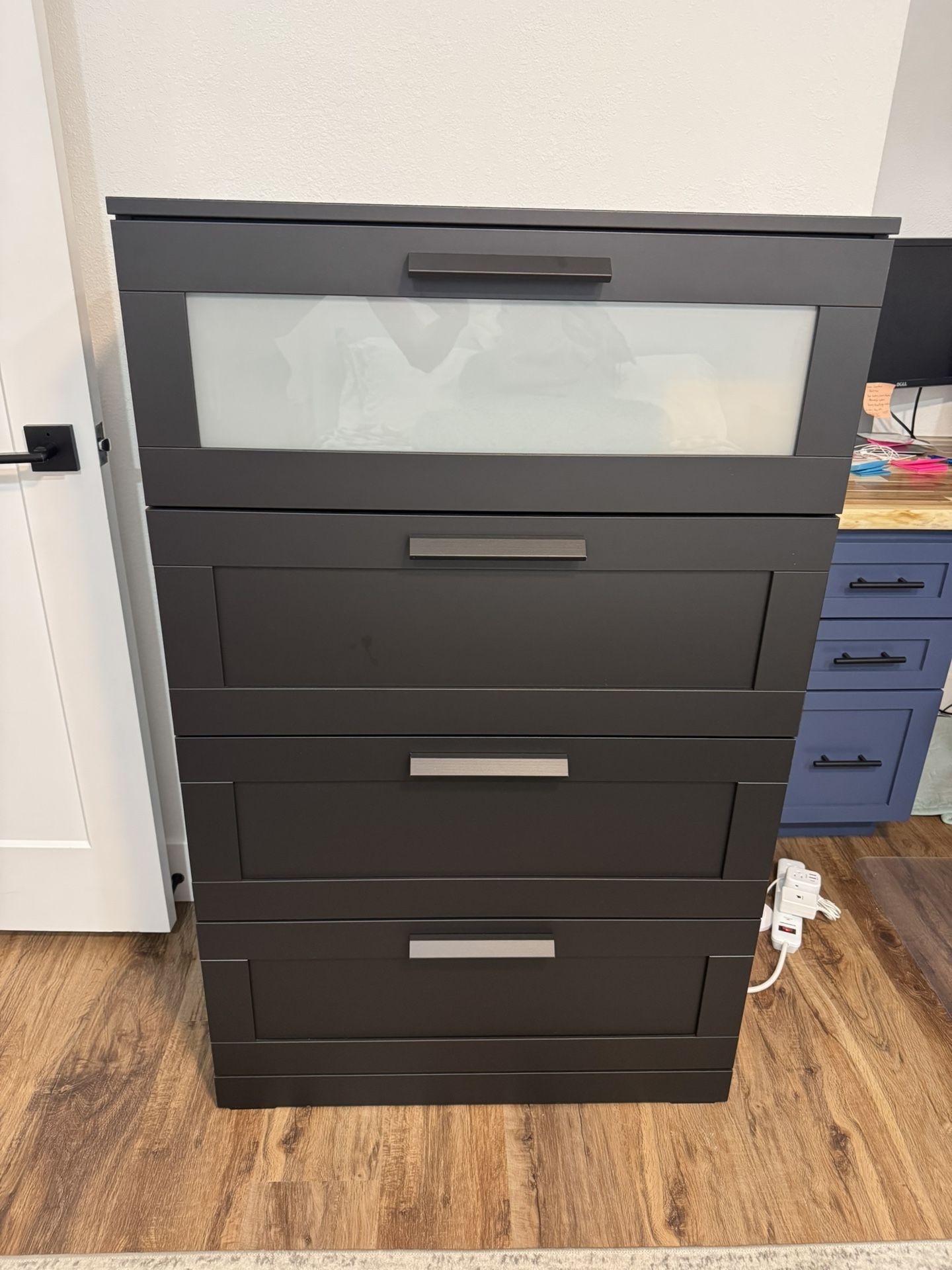 Ikea Brimnes 4-Drawer Black Chest, 30-3/4"x48-7/8"