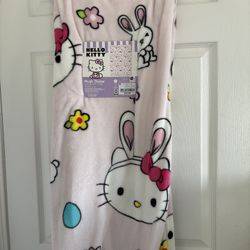 Hello Kitty Easter bunny Blanket 