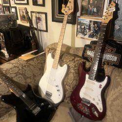 3 -Electric Guitars $300