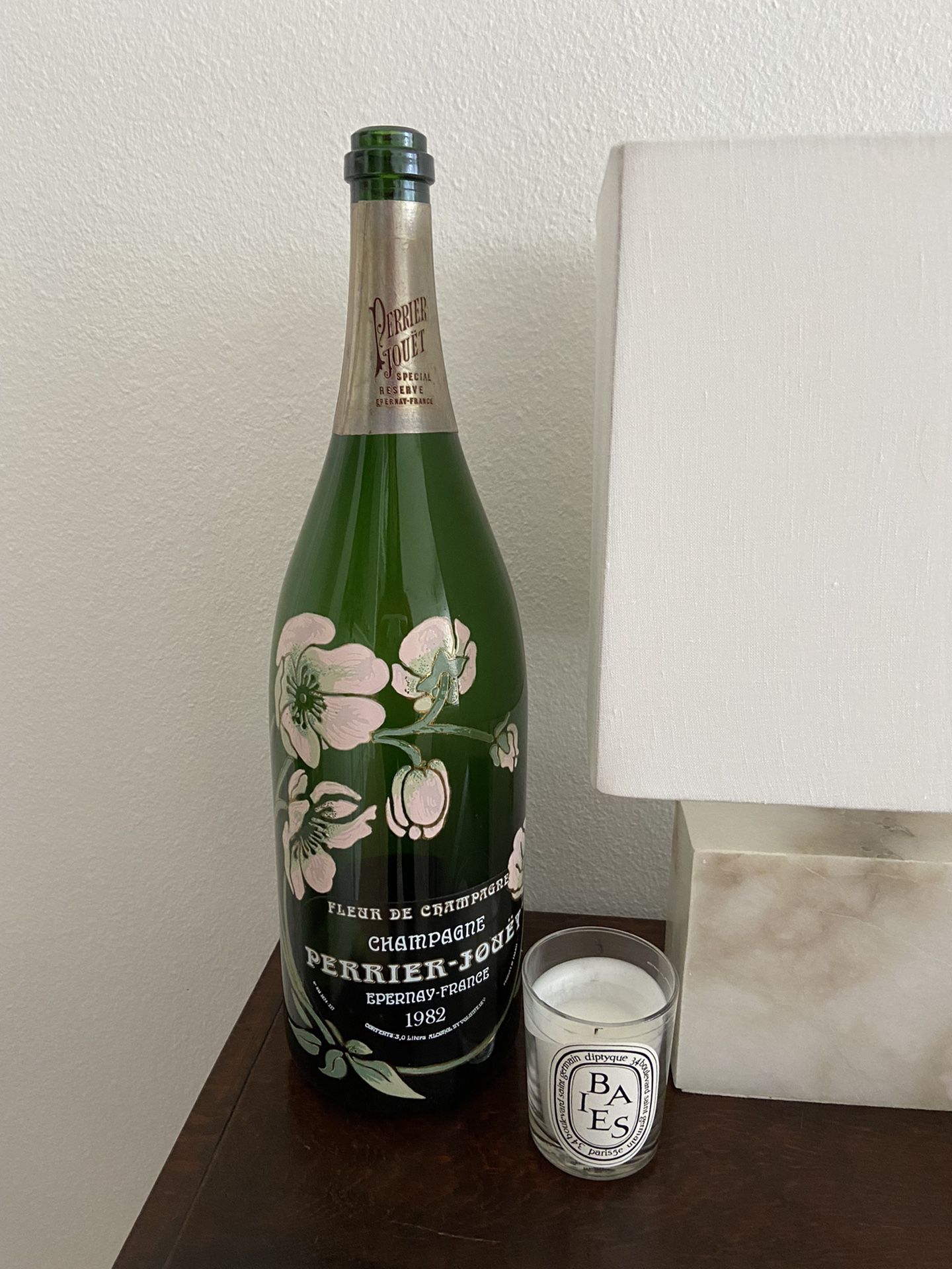 Vintage Perrier-Jouet Champagne Bottle 