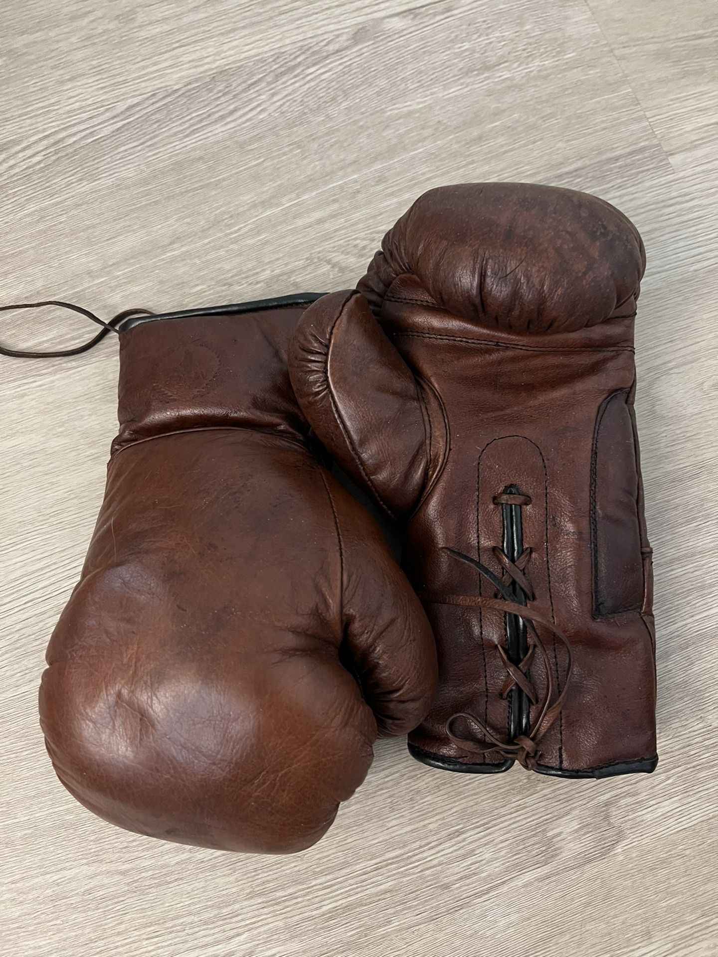 MVP Heritage Brown Leather Boxing Gloves