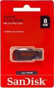 🔥SanDisk Cruzer Blade 8GB USB Flash Drive 🔥
