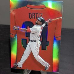 #19 David Ortiz 2025 Panini Crusade - Numbers Prizm