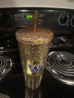UW Starbucks Studded Cup
