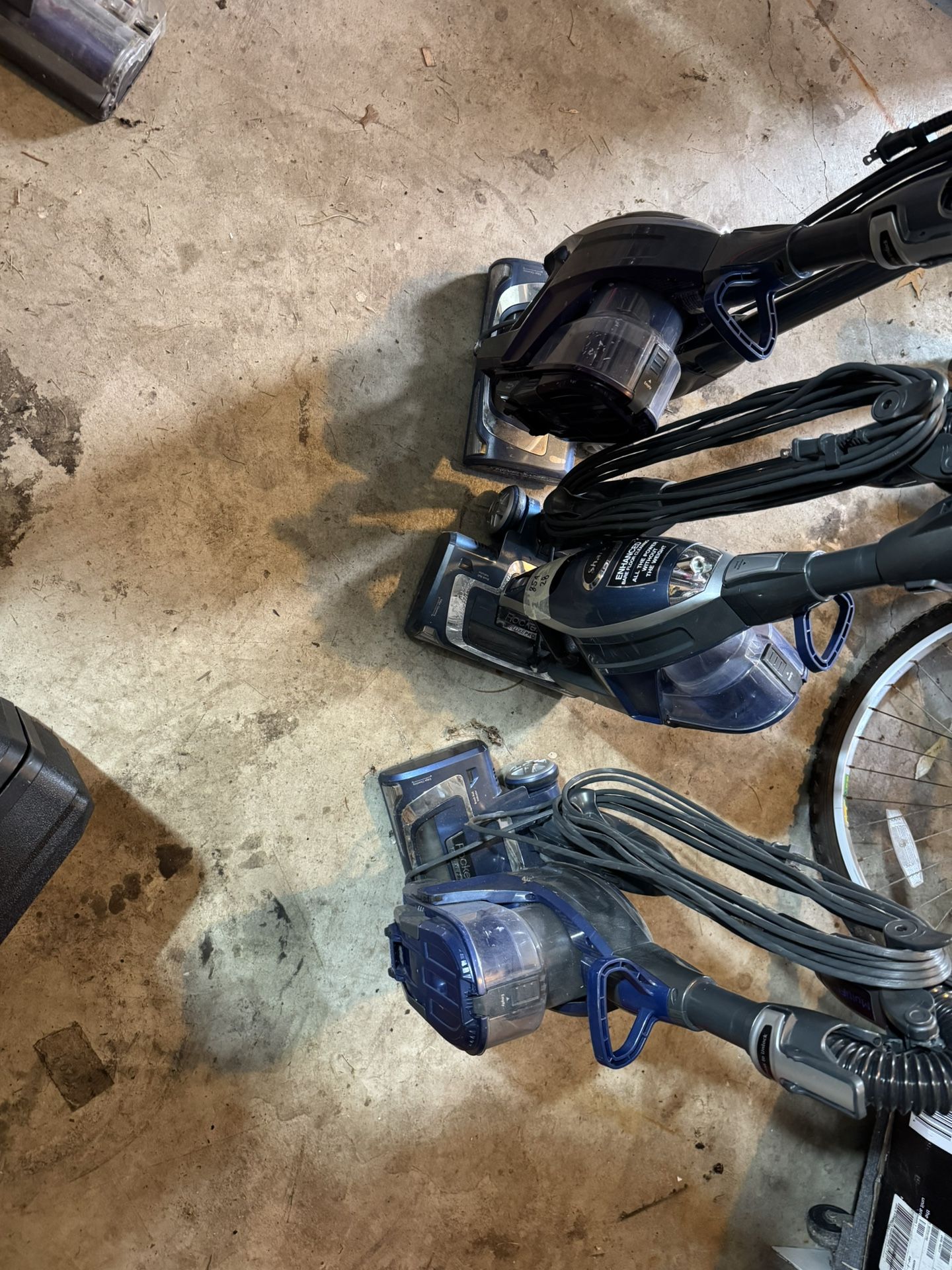 Lot Of 3 Shark Rocket Deluxe Pro multi-flex Corded ultra light vacuum