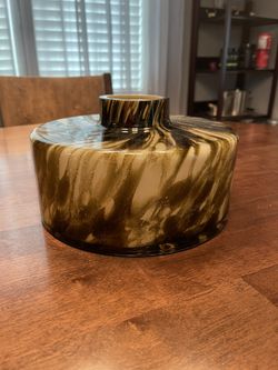 Mid Century Blown Glass Vase
