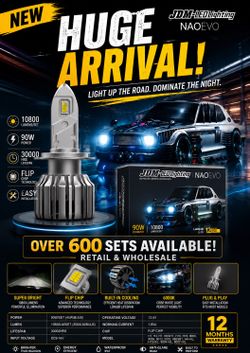 Led headlights 12 month warranty