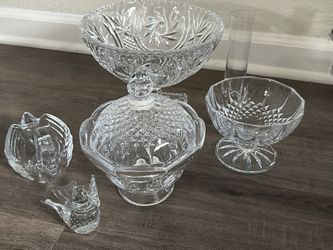 Weekend Sale!!! Vintage Glassware Collection - 6 Piece Set