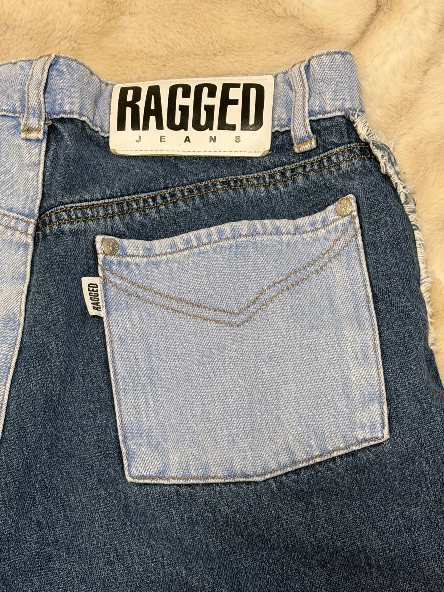 Jeans. Ragged Priest Patchwork Jeans. 