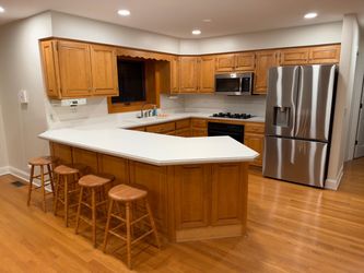 Complete Kitchen Cabinets + Island + Pantry + GE Appliances – $1,700 OBO