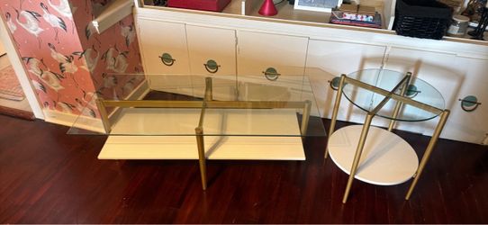Coffee table and end table set