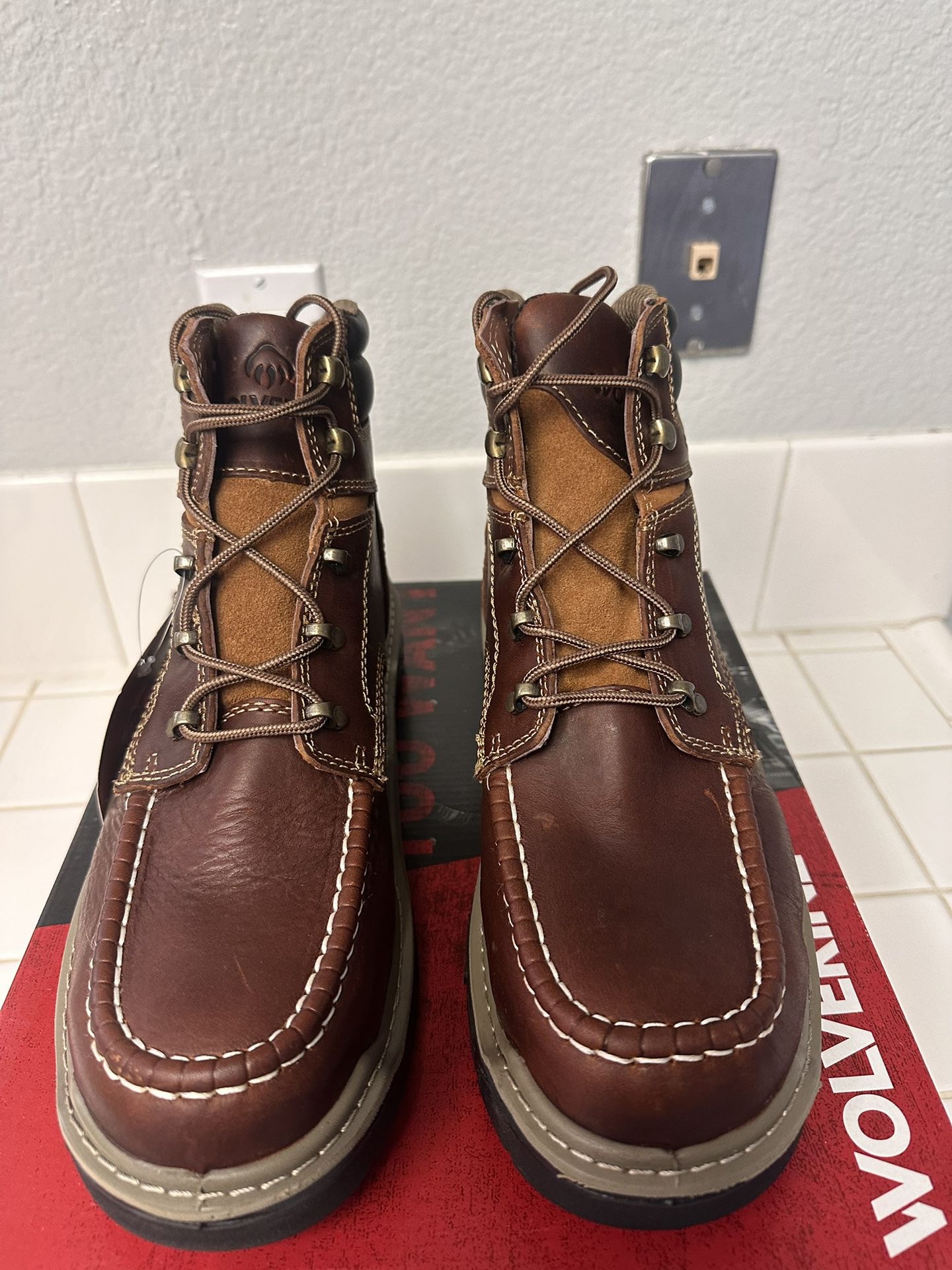 Brand New Wolverine Work Boots For Men. Size 8.5. 9.5 And 10. Carbon Toe
