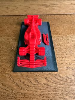 Red Formula 1 3D printed F1 car model