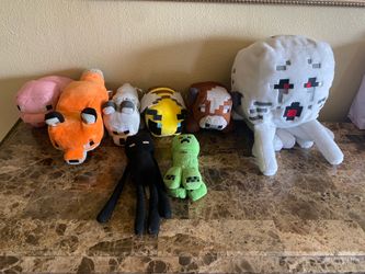 Minecraft plush lot