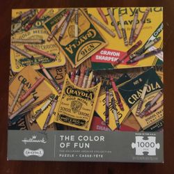 Hallmark The Color Of Fun Crayola Crayons Jigsaw Puzzle 1000 Piece