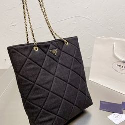 Denim Large-Capacity Bag