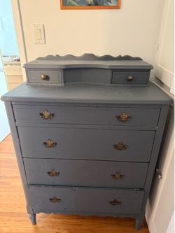 Tall antique dresser