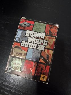 Grand Theft Auto III Video Game Box (Rockstar Games)