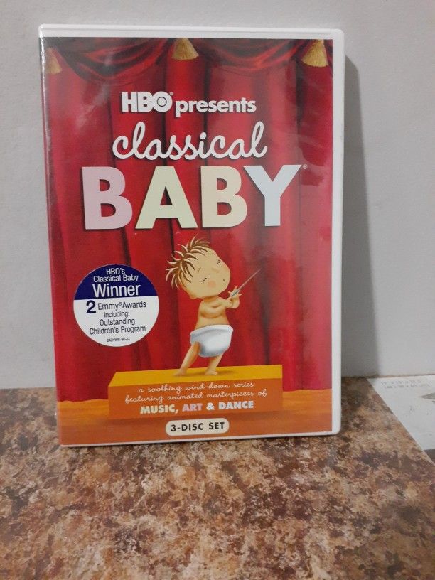HBO Present Classical Baby (DVD) 3 Disc Box Set.- Music, Art, And Dance