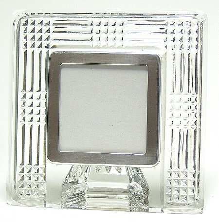 Waterford Square Portrait Crystal Photo Frame.