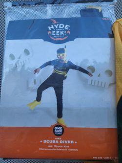 Kids Scuba Diver Halloween Costume size 4-6x