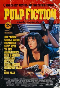 Pulp Fiction 1994 Movie Lucky Strikes Wall Poster 24"×36"