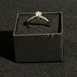 🔥 QUICK SALE: Sparkling 0.5 CT Moissanite Ring 925 Sterling Silver